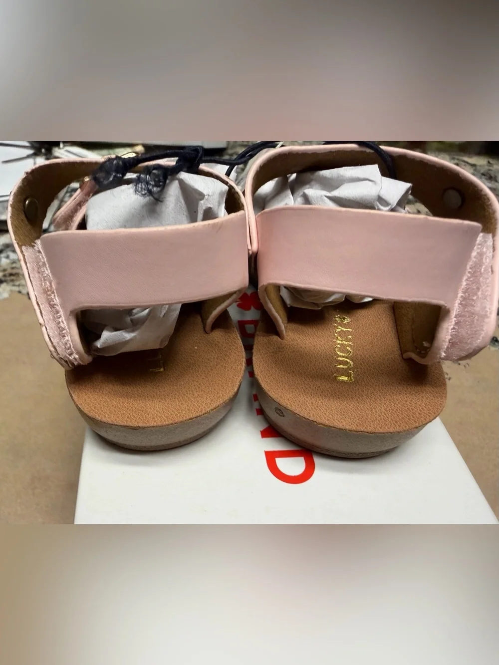 Lucky brand girls 5M sandals- new in box
